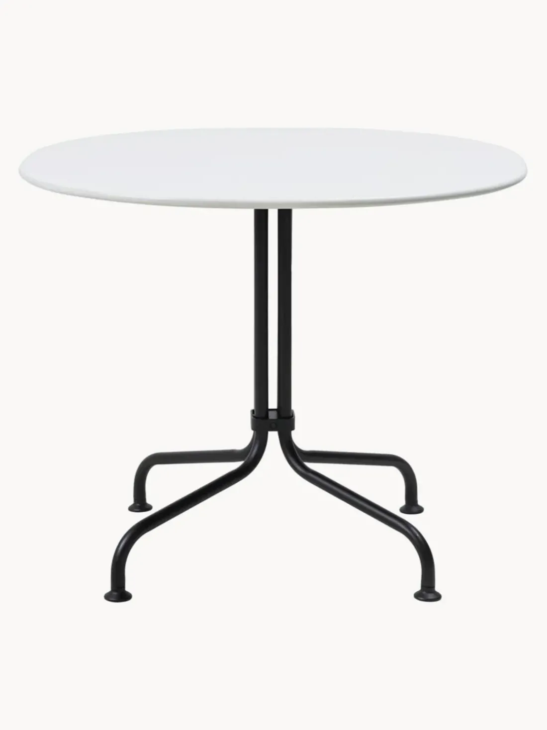 Mesa bistró redonda con tablero de cerámica Carmel, Ø 75 x 73 cm