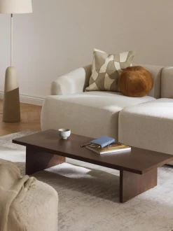 Mesa de centro baja de madera Dako