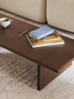 Mesa de centro baja de madera Dako