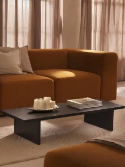 Mesa de centro baja de madera Dako