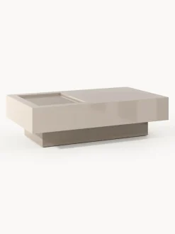 Mesa de centro con espacio de almacenamiento Alessa, 120 cm