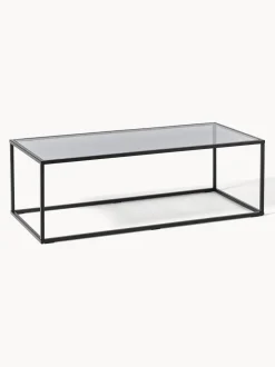 Mesa de centro con tablero de vidrio Maya