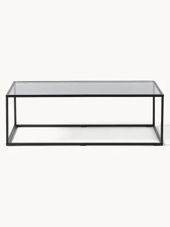 Mesa de centro con tablero de vidrio Maya