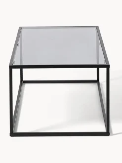 Mesa de centro con tablero de vidrio Maya