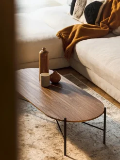 Mesa de centro de madera de nogal Toglan