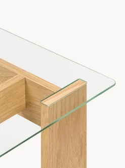 Mesa de centro de madera de roble Naiko