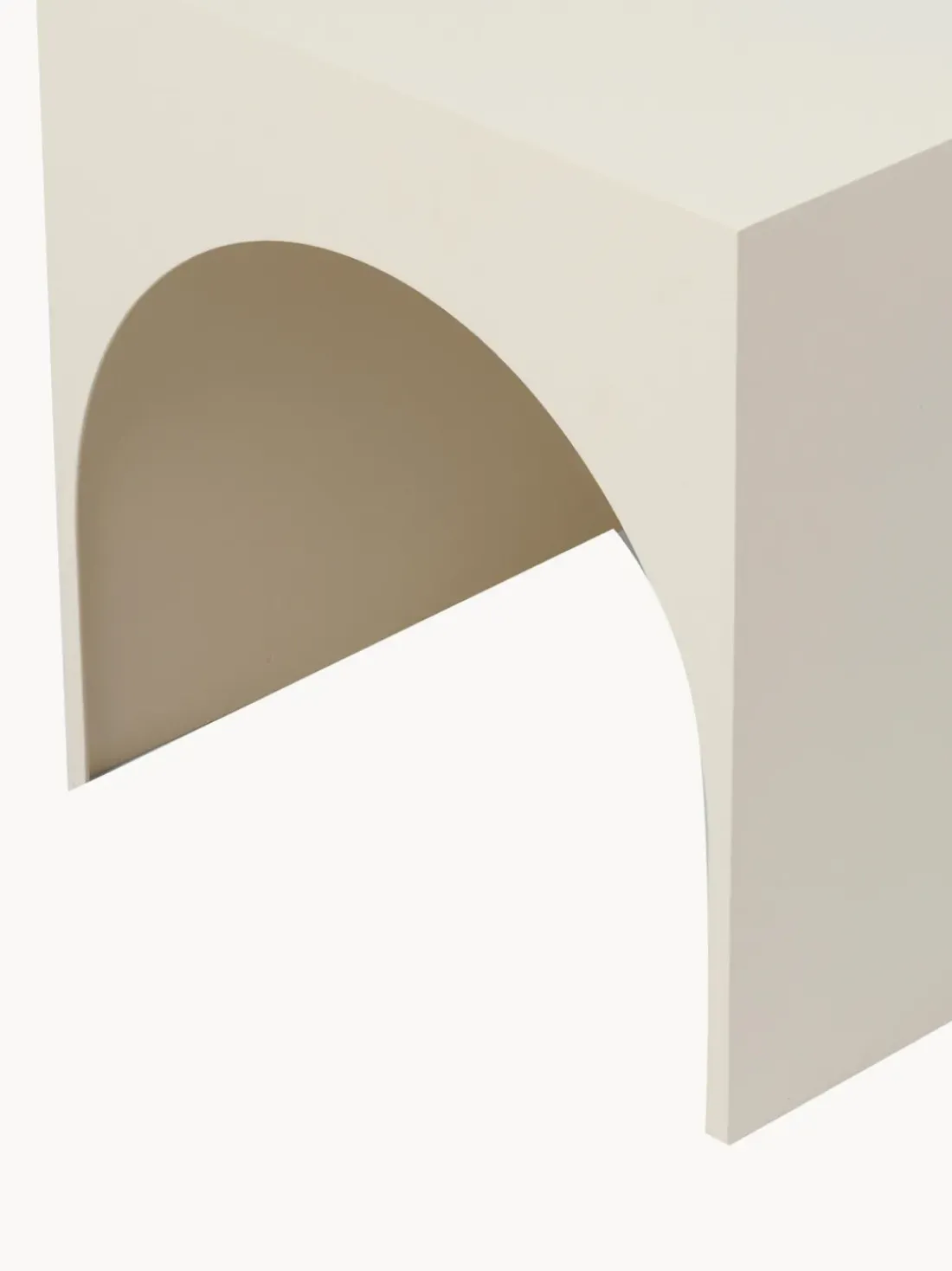Mesa de centro de metal Arch
