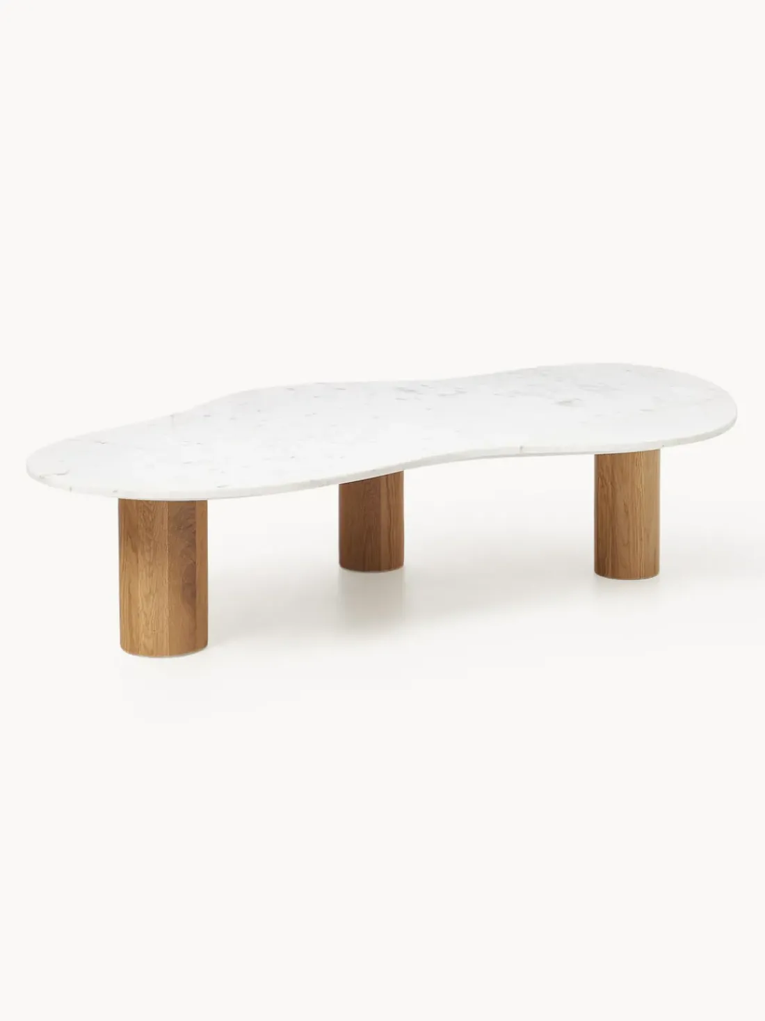 Mesa de centro de mármol con forma orgánica Naruto