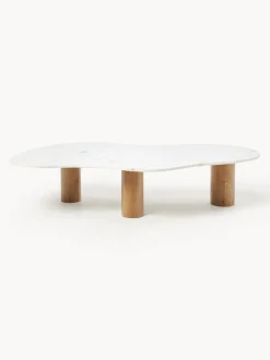 Mesa de centro de mármol con forma orgánica Naruto