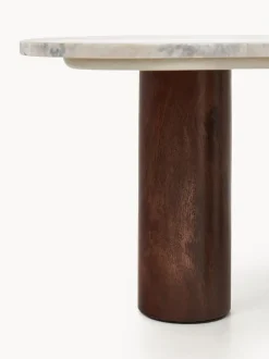 Mesa de centro de mármol con forma orgánica Naruto, pequeña