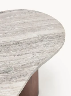 Mesa de centro de mármol con forma orgánica Naruto, pequeña