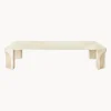 Mesa de centro de travertino Doric, 140 cm