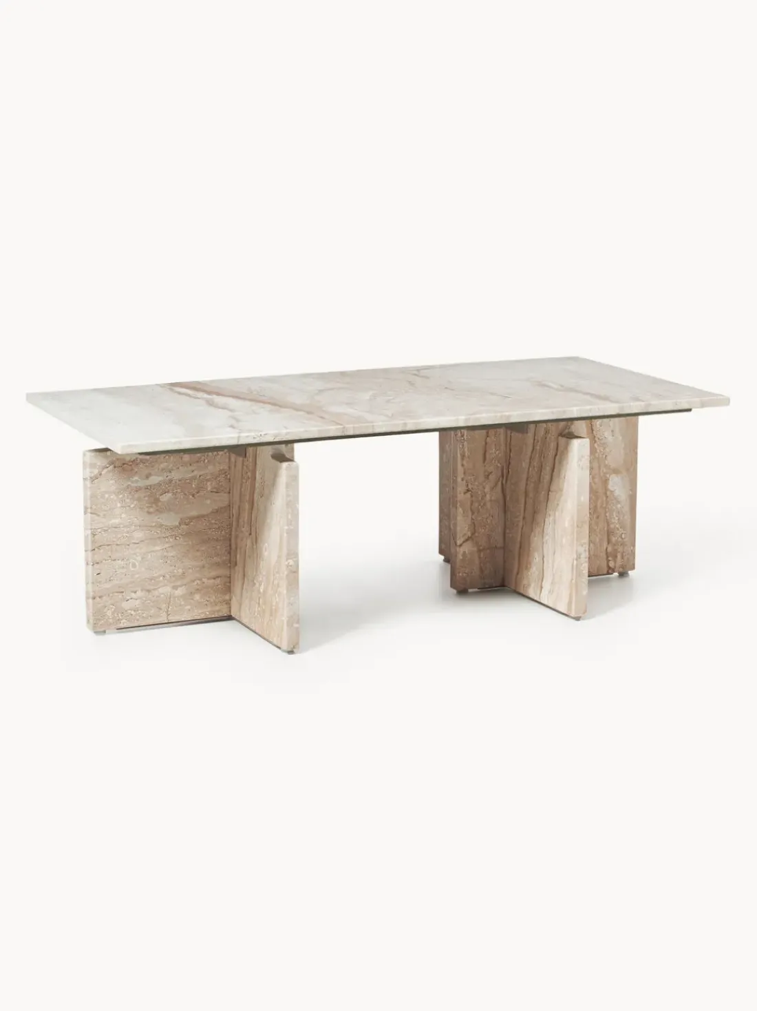 Mesa de centro de travertino Marisa