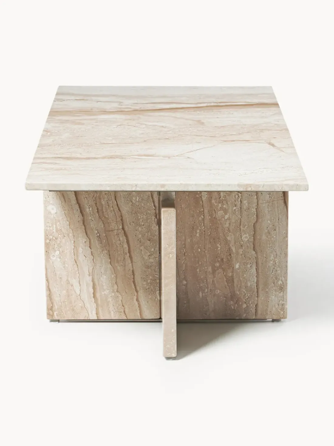 Mesa de centro de travertino Marisa