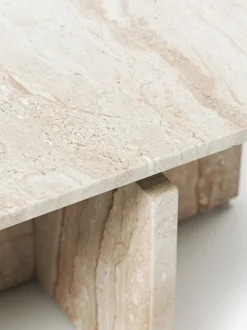 Mesa de centro de travertino Marisa
