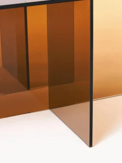 Mesa de centro de vidrio Anouk, 102 cm