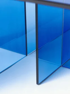 Mesa de centro de vidrio Anouk, 102 cm