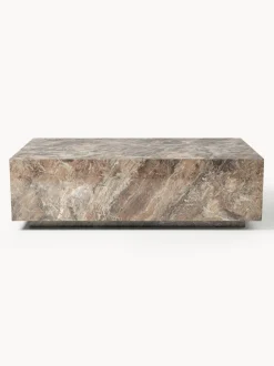 Mesa de centro en look mármol Lesley