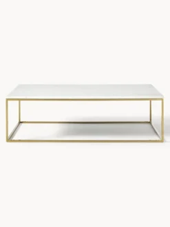 Mesa de centro grande de mármol Alys