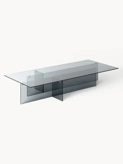 Mesa de centro grande de vidrio Anouk, 160 cm