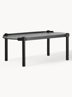 Mesa de centro ovalada de madera de roble Woody