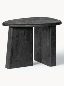 Mesa de centro ovalada de madera de mango Zacatecas
