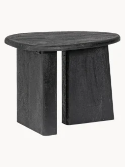 Mesa de centro ovalada de madera de mango Zacatecas