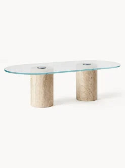 Mesa de centro ovalada grande Jonah