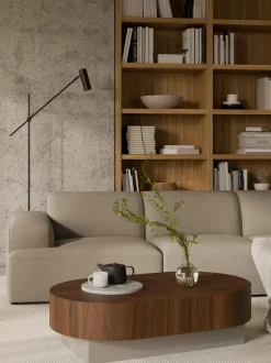 Mesa de centro ovalada Rylan