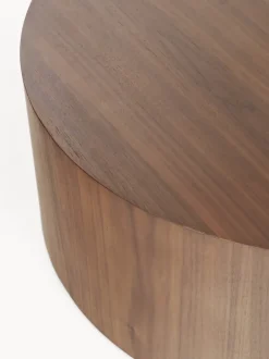 Mesa de centro redonda de madera Dan