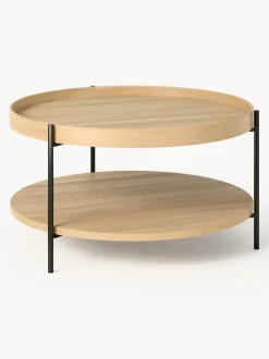 Mesa de centro redonda de madera Renee