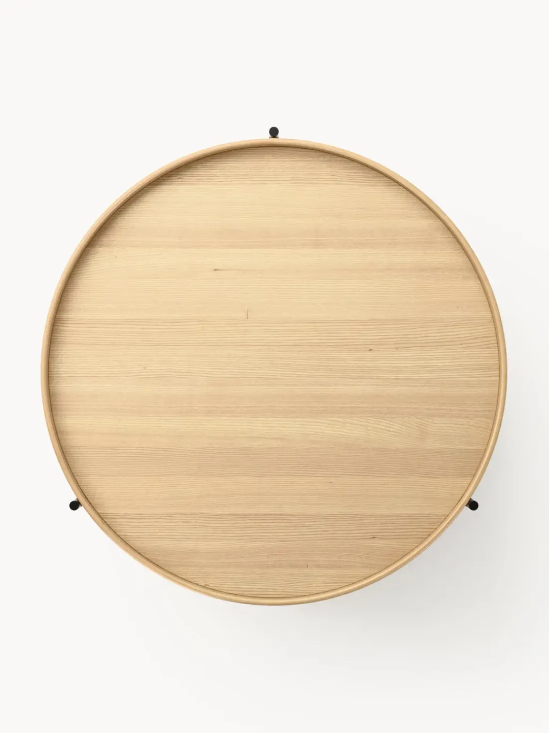 Mesa de centro redonda de madera Renee