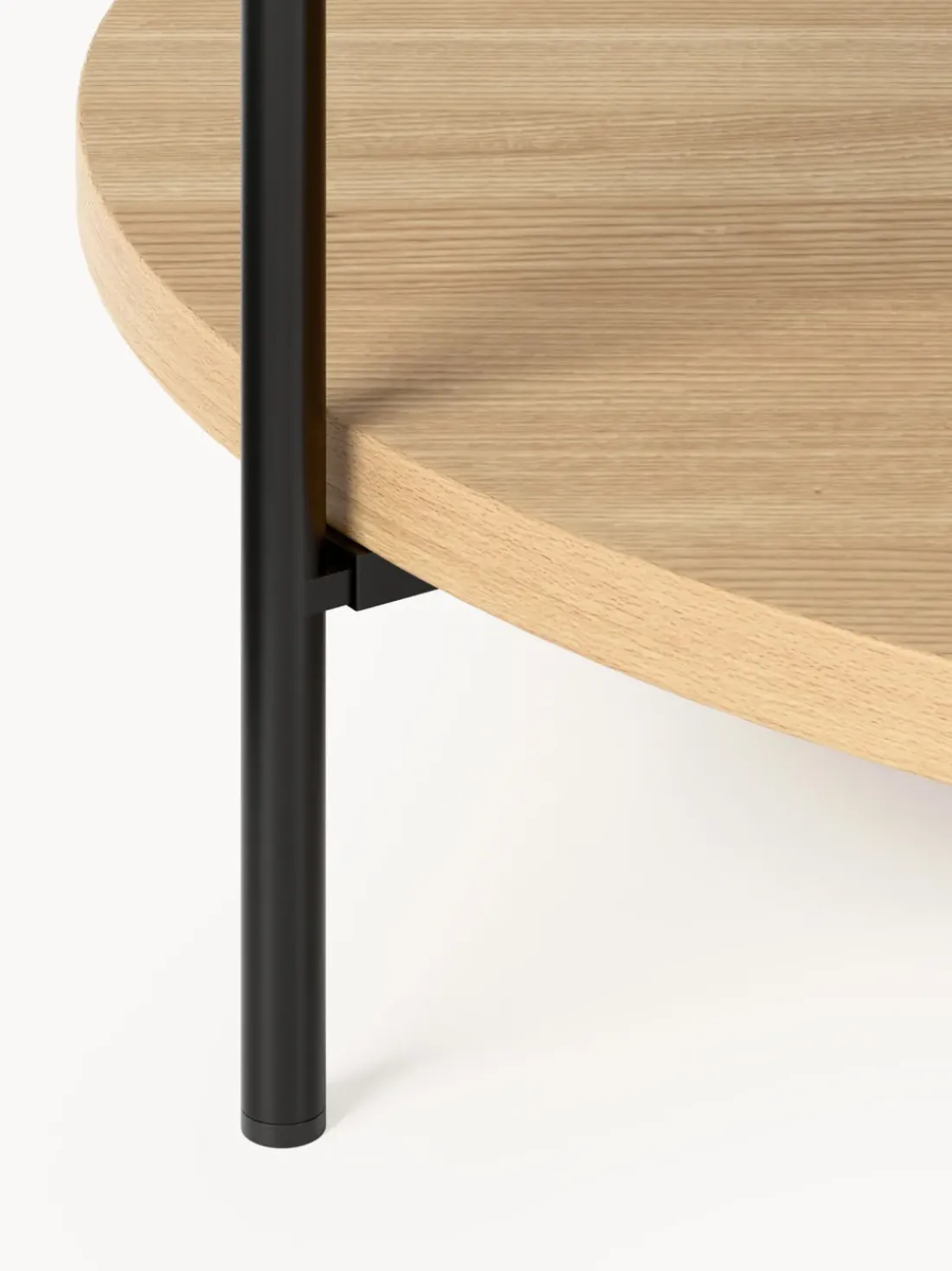 Mesa de centro redonda de madera Renee