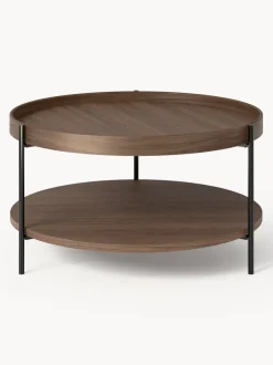 Mesa de centro redonda de madera Renee
