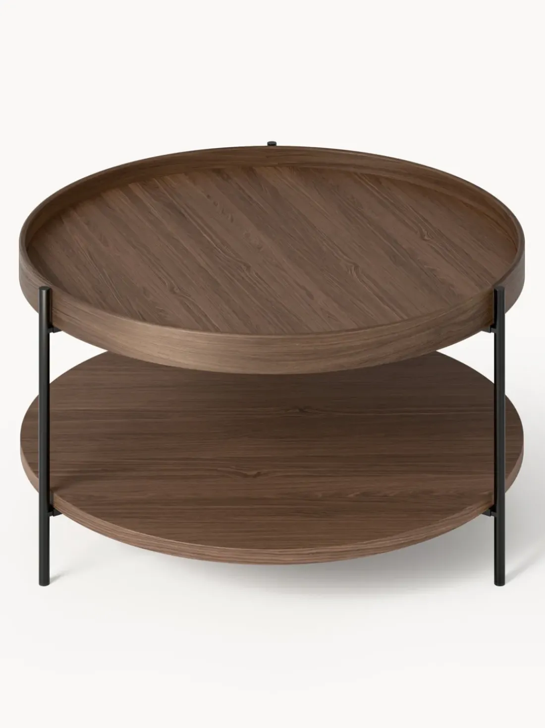 Mesa de centro redonda de madera Renee
