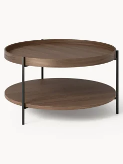 Mesa de centro redonda de madera Renee