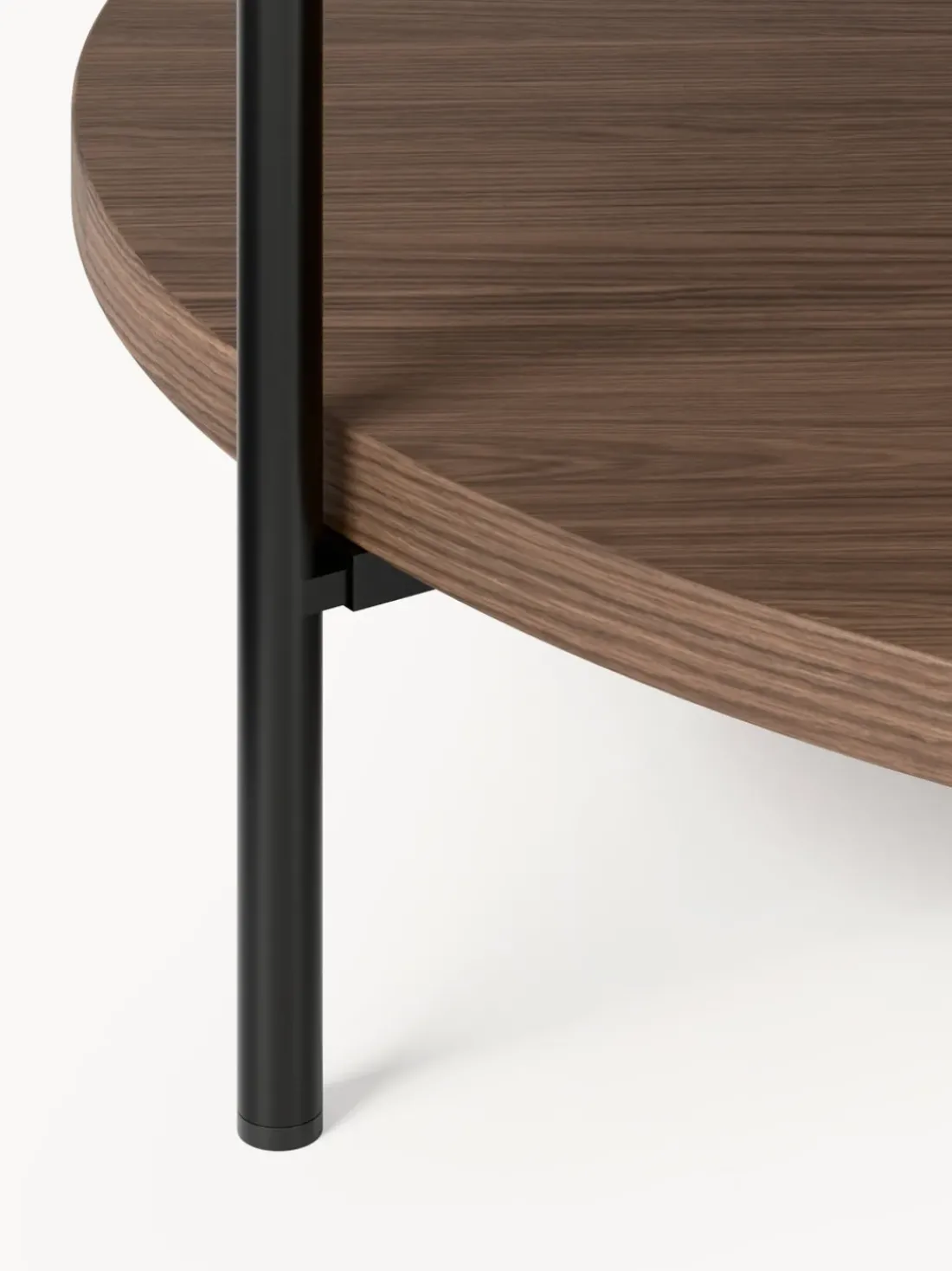 Mesa de centro redonda de madera Renee