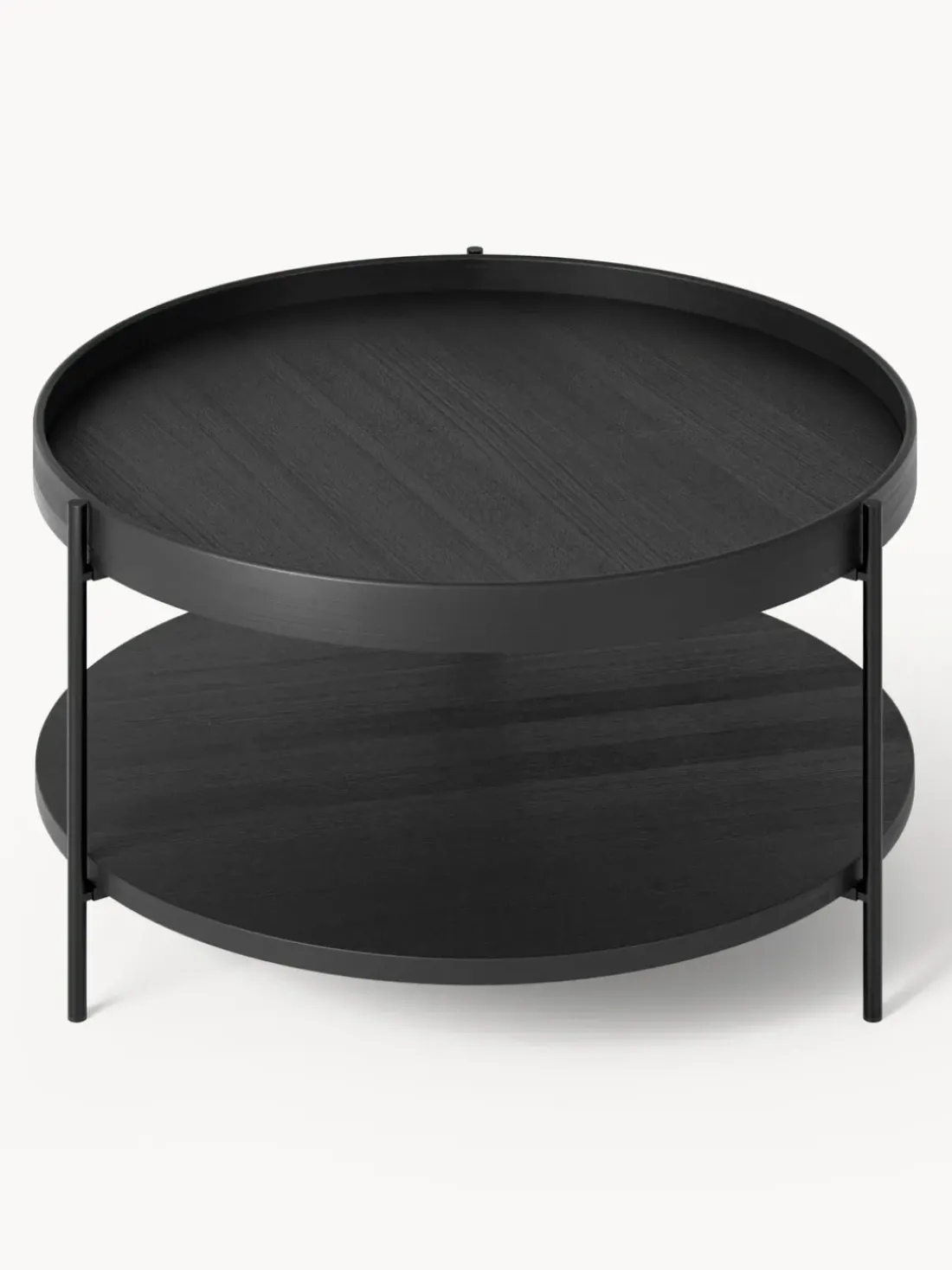 Mesa de centro redonda de madera Renee