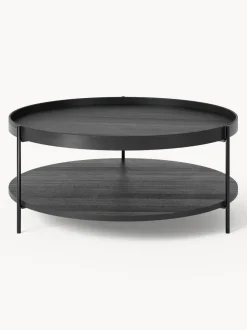 Mesa de centro redonda de madera Renee