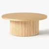 Mesa de centro redonda de madera Nele