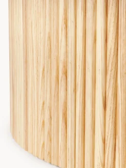 Mesa de centro redonda de madera Nele