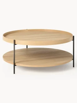 Mesa de centro redonda de madera Renee