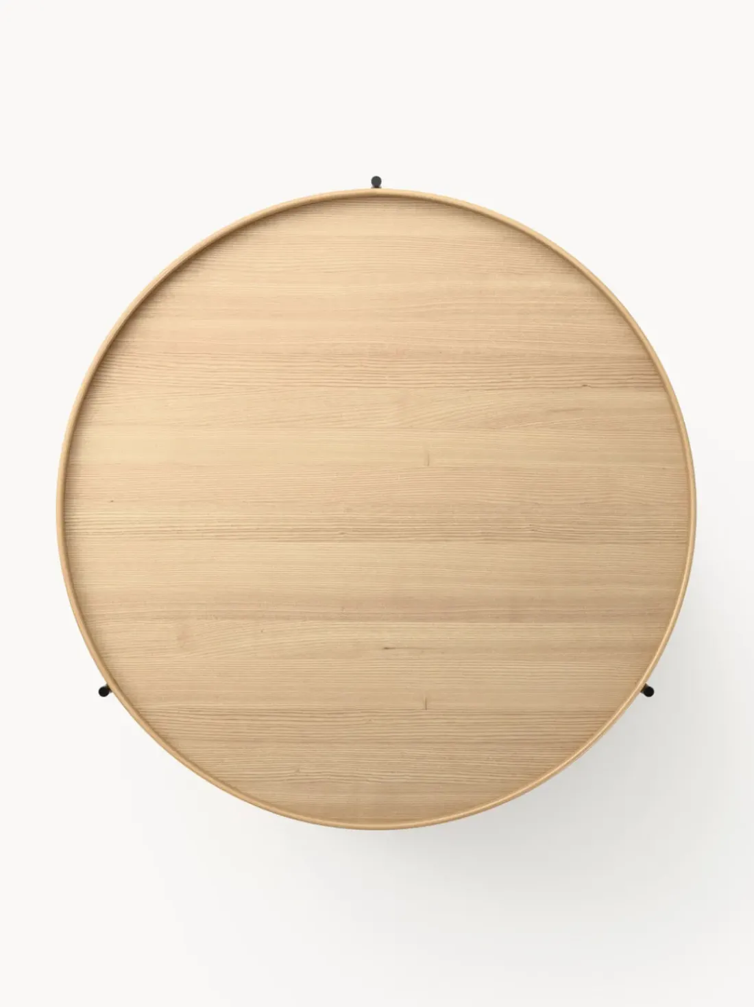 Mesa de centro redonda de madera Renee