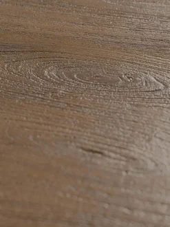Mesa de centro redonda de madera de mango Dacca