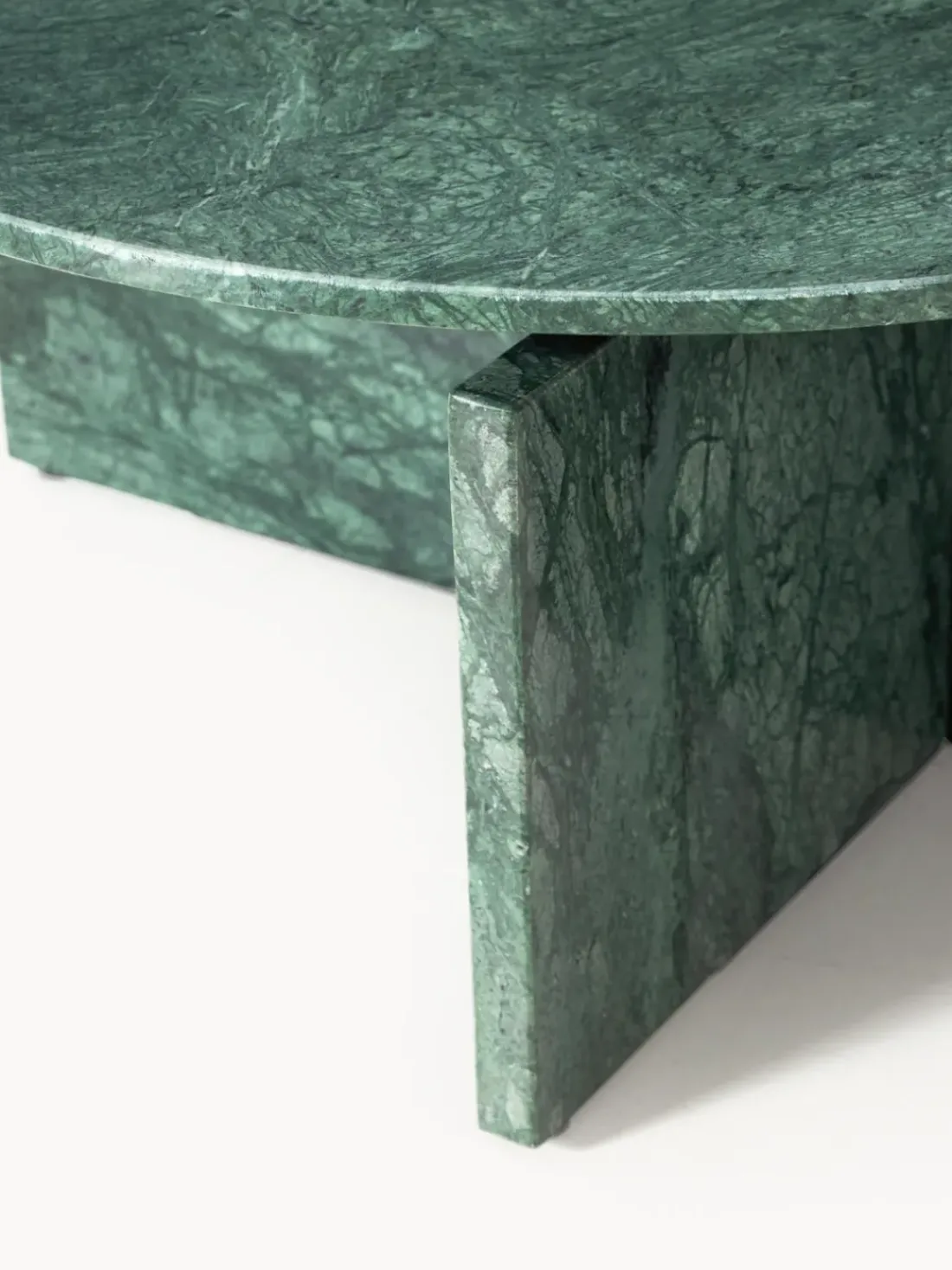 Mesa de centro redonda de mármol Marisa