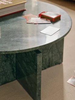 Mesa de centro redonda de mármol Marisa