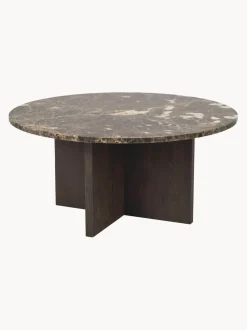 Mesa de centro redonda de mármol Brooksville