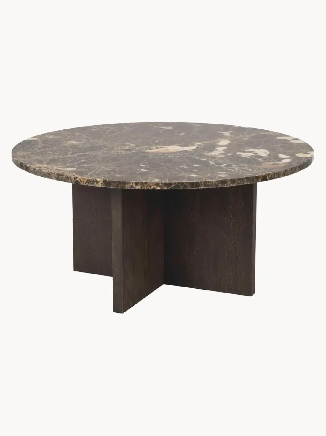 Mesa de centro redonda de mármol Brooksville