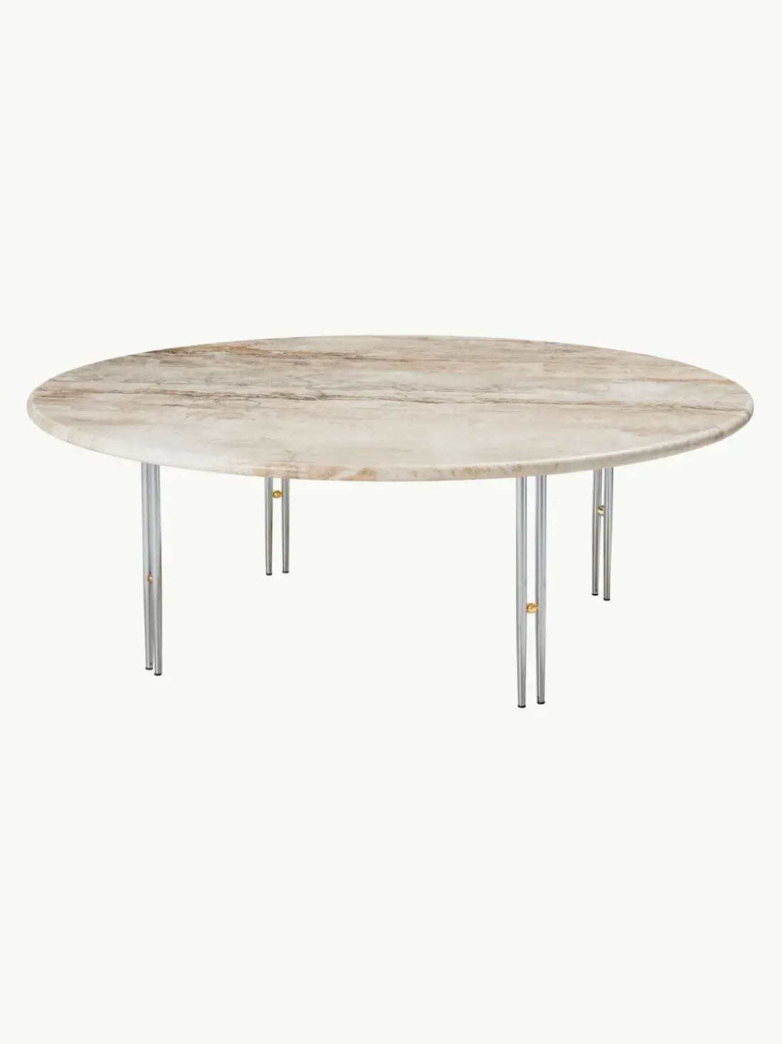 Mesa de centro redonda de mármol IOI, Ø 100 cm