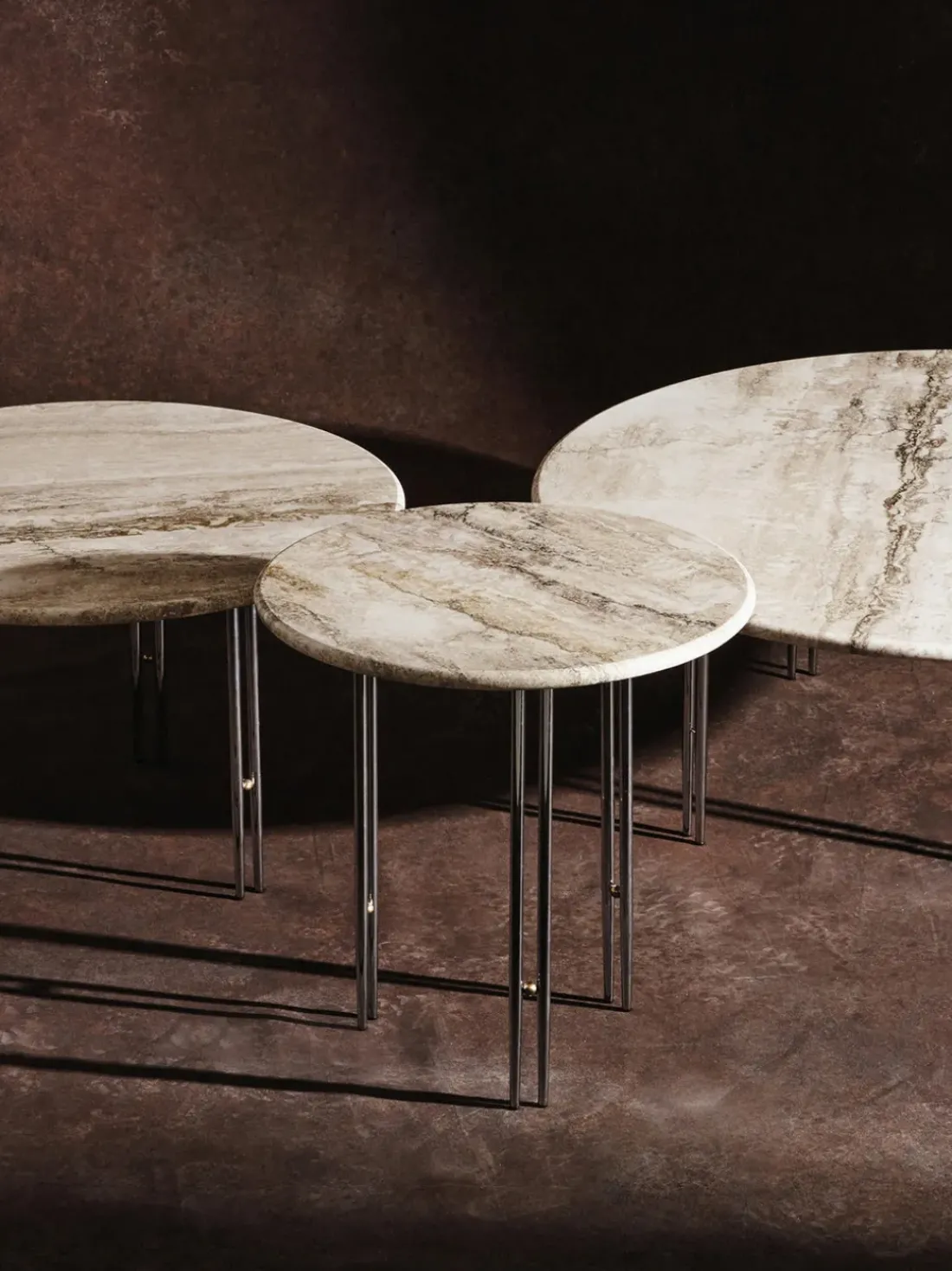 Mesa de centro redonda de mármol IOI, Ø 100 cm